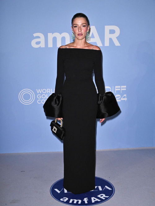 Eleonora Carisi at AmfAR Gala at 81st Venice Film Festival 2