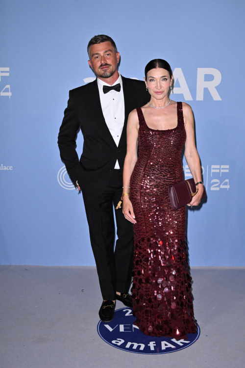 Elisabetta Franchi at AmfAR Gala at 81st Venice Film Festival 3