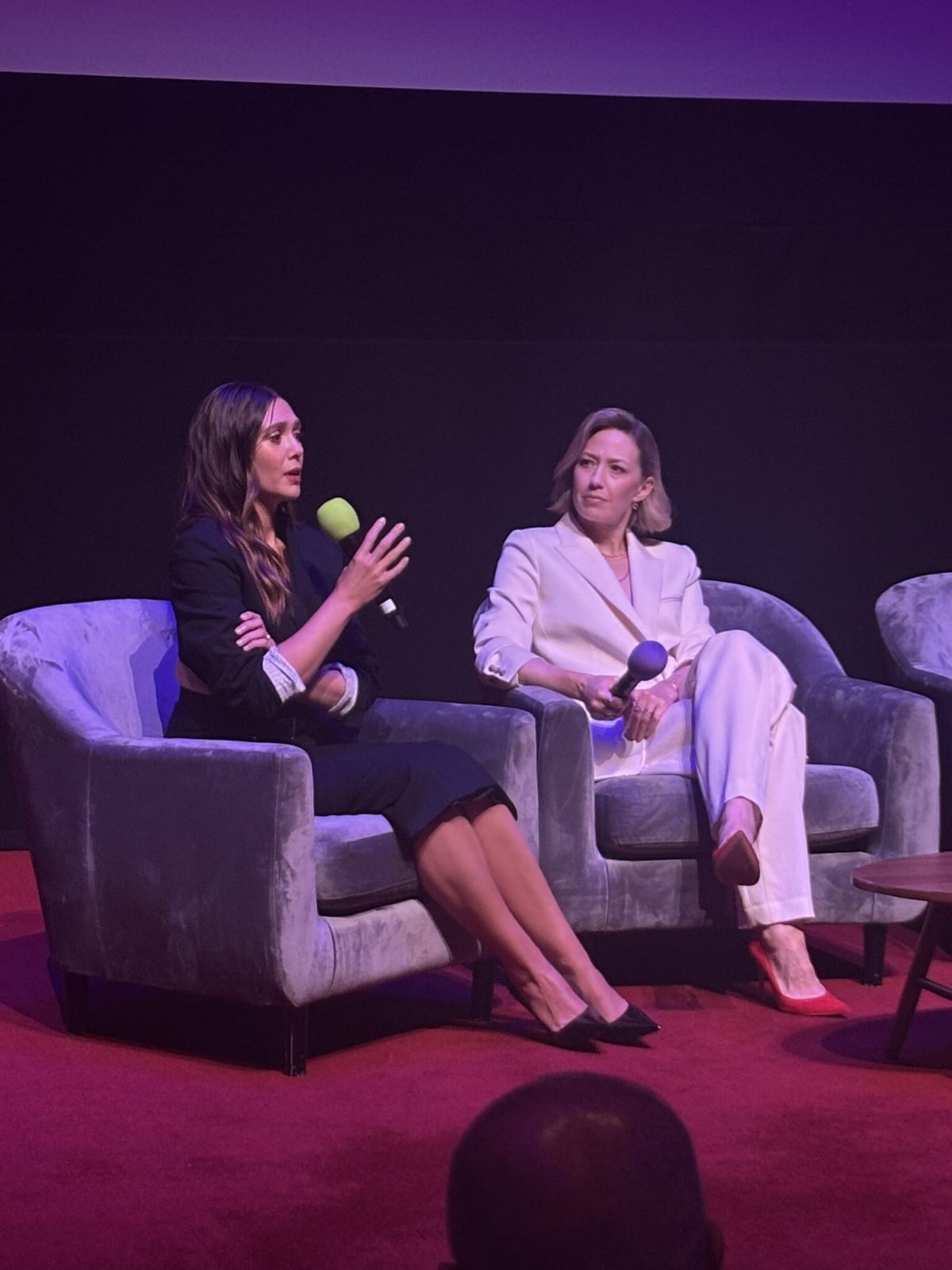 Elizabeth Olsen at His Three Daughters Screening Q&A in London