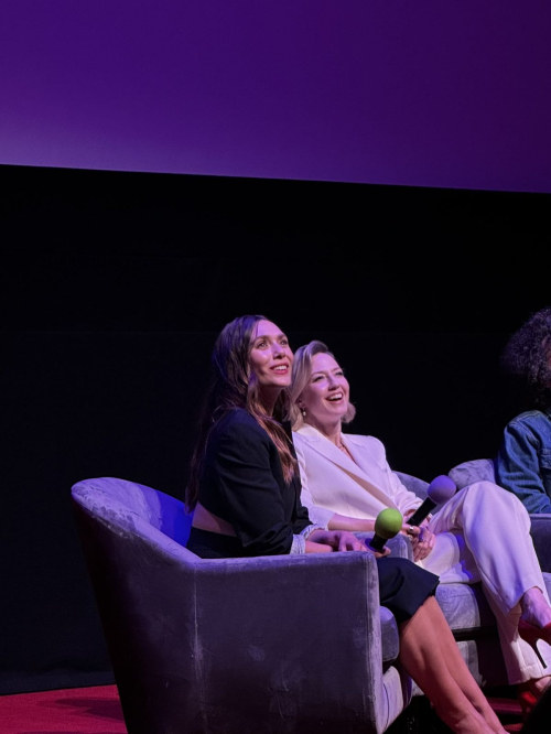 Elizabeth Olsen at His Three Daughters Screening Q&A in London 1