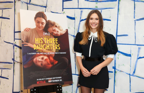 Elizabeth Olsen at His Three Daughters Special Screening at Soho Hotel in London 2