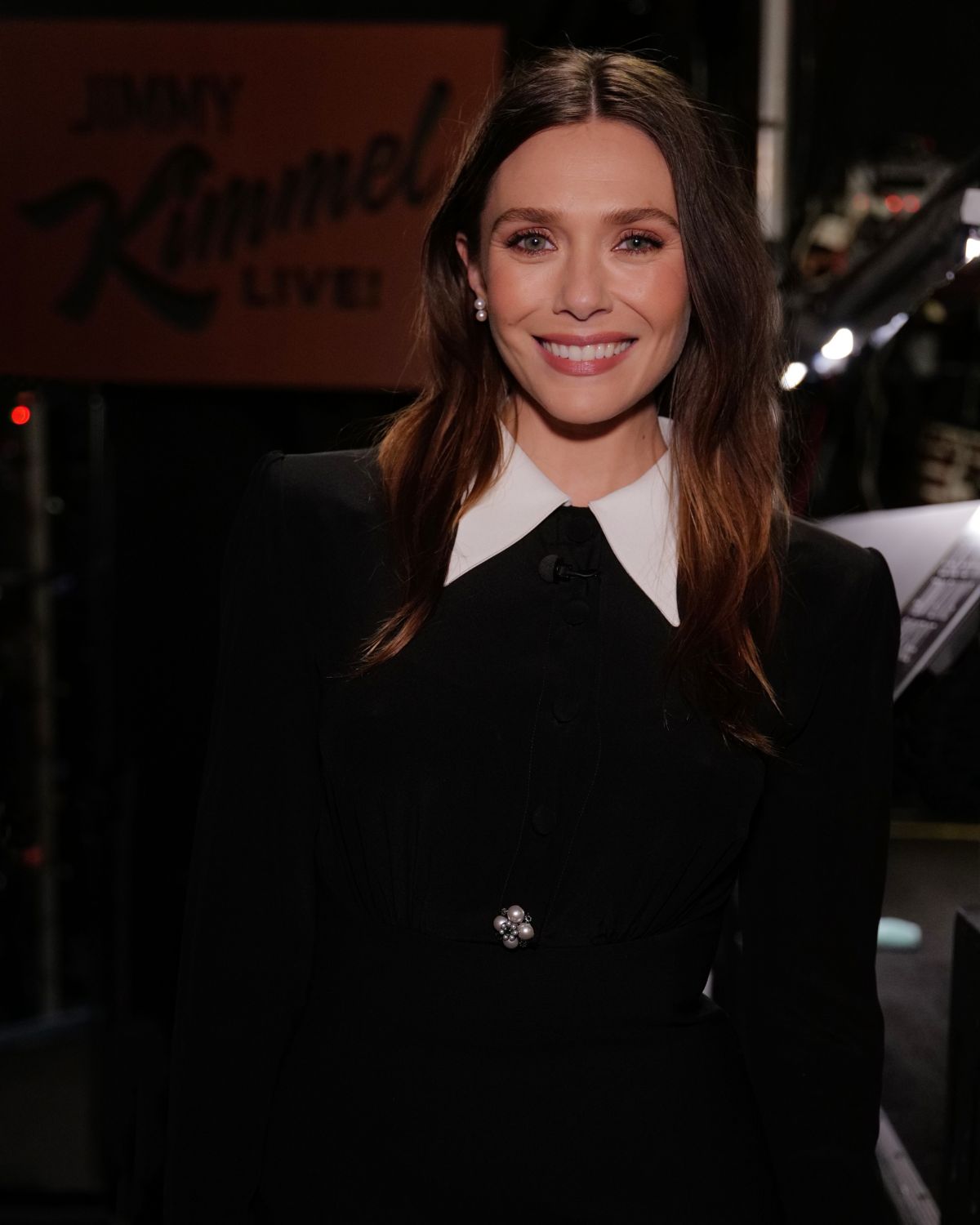 Elizabeth Olsen at Jimmy Kimmel Live