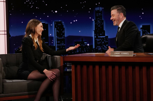 Elizabeth Olsen at Jimmy Kimmel Live 1