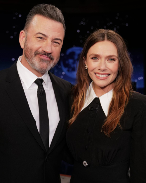 Elizabeth Olsen at Jimmy Kimmel Live 2