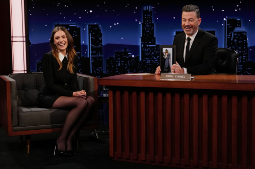 Elizabeth Olsen at Jimmy Kimmel Live 3