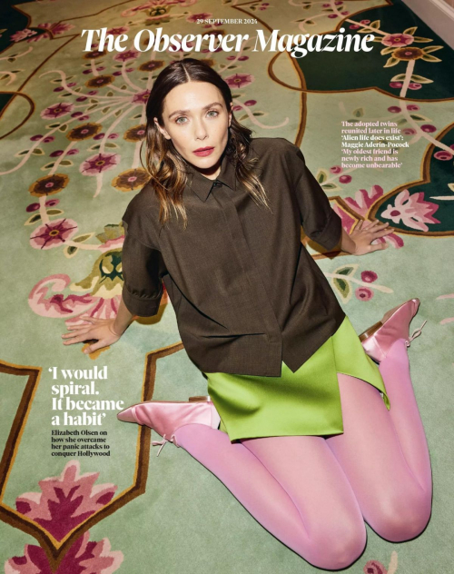 Elizabeth Olsen in The Observer Magazine, September 2024