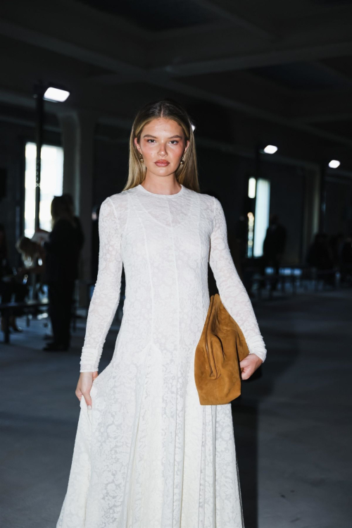 Ellie Thumann at Philosophy Fashion Show at Milan Fashion Week 2