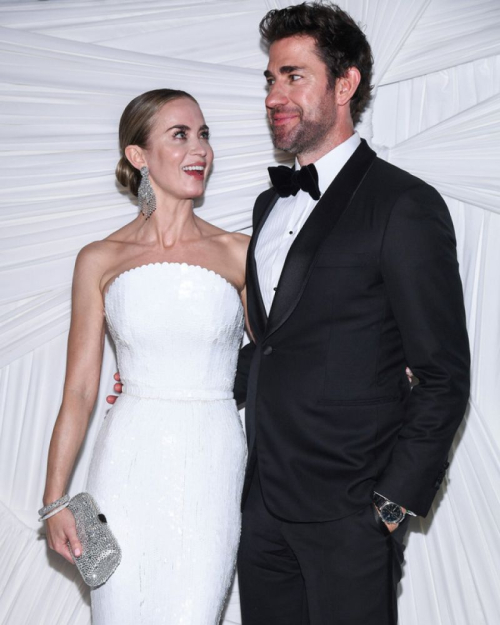 Emily Blunt at Clooney Foundation for Justice