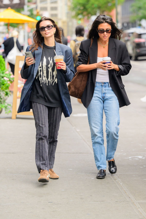 Emily Ratajkowski and Friend Out in New York