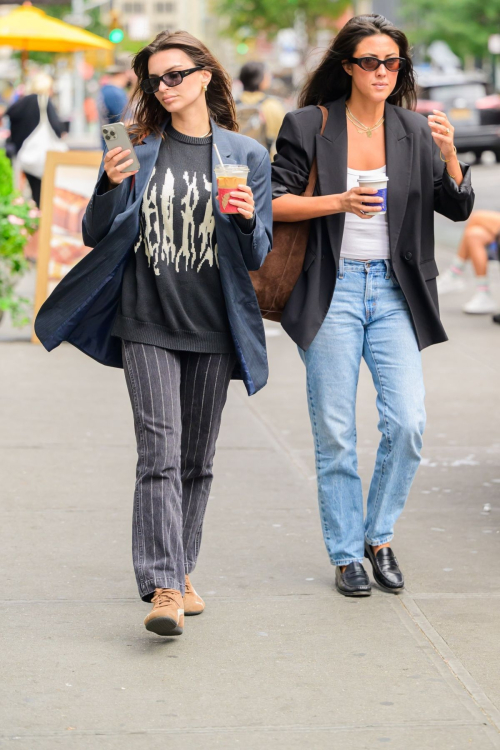 Emily Ratajkowski and Friend Out in New York 1