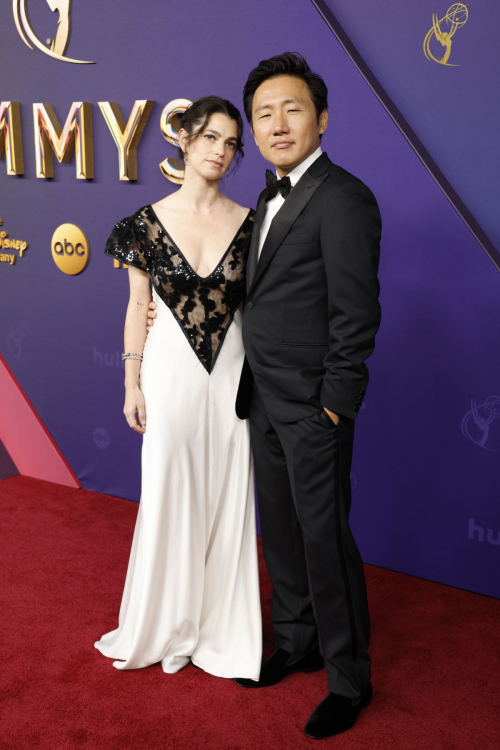 Emma Barrie at 76th Emmy Awards at Peacock Theatre in Los Angeles