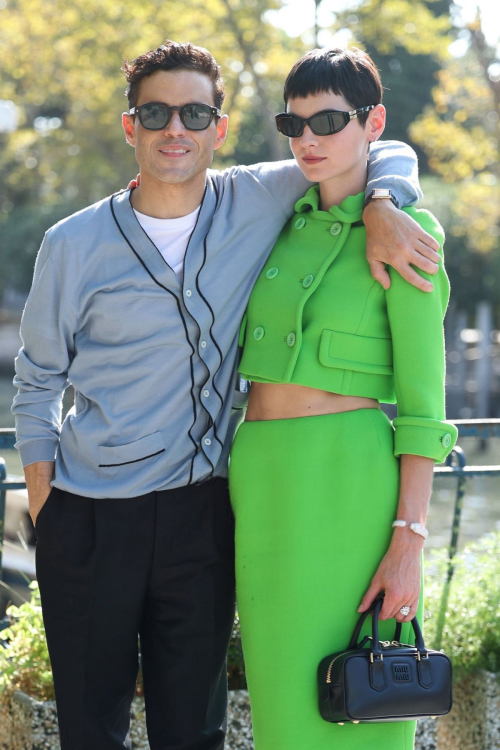 Emma Corrin and Rami Malek at Venice International Film Festival 9