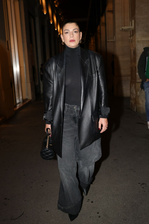 Emma Marrone Arrives at Vetements Party at Costes, Paris, September 2024 2