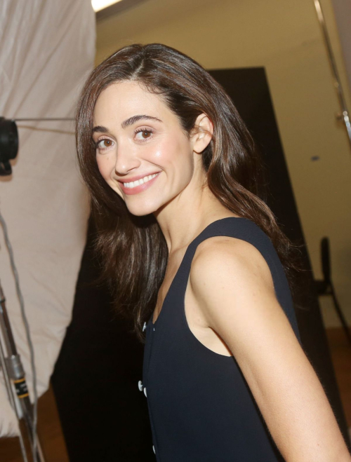 Emmy Rossum at Cast Photocall for New Second Stage Play Walden in New York 1