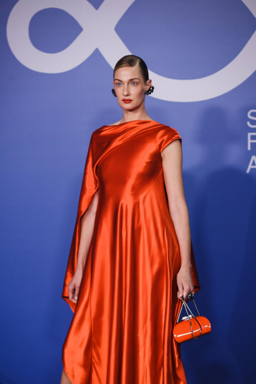 Eva Riccobono at CNMI Sustainable Fashion Awards at Milan Fashion Week 2