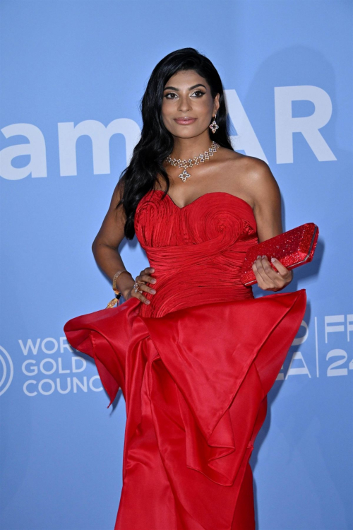 Farhana Bodi at AmfAR Gala at 81st Venice Film Festival