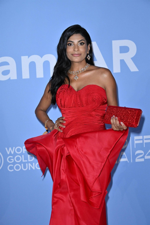 Farhana Bodi at AmfAR Gala at 81st Venice Film Festival 1