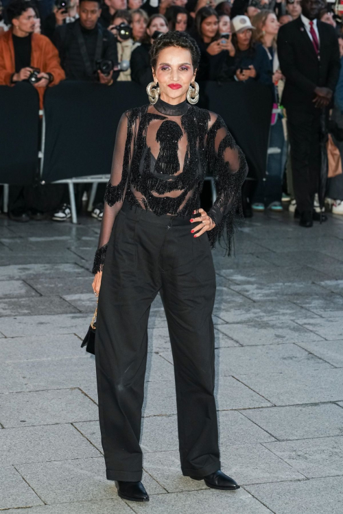 Farida Khelfa at Schiaparelli Spring-Summer Show at Paris Fashion Week, September 2024 1