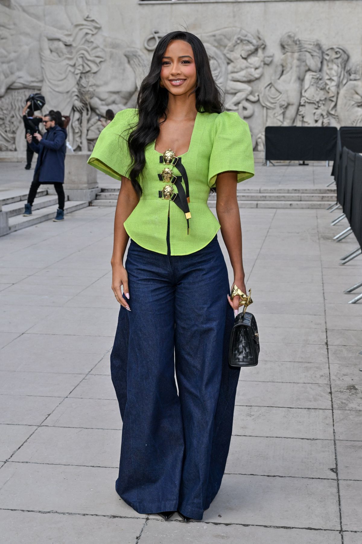 Flora Coquerel at Elie Saab Show, Paris Fashion Week, September 2024