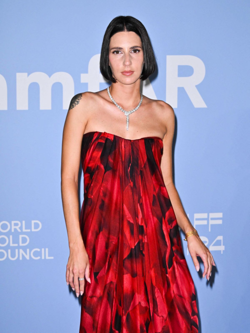 Francesca Busi at AmfAR Gala at 81st Venice Film Festival 2