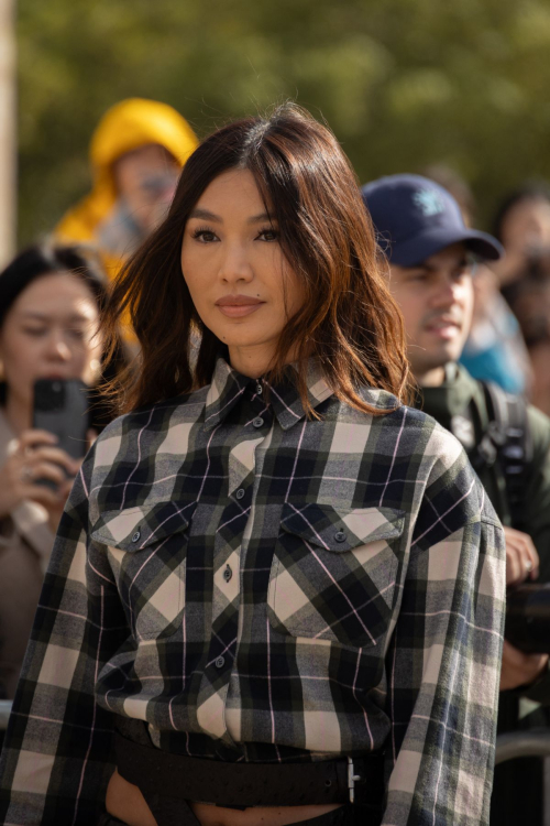 Gemma Chan Arrives at Loewe Show, Paris Fashion Week, September 2024 1