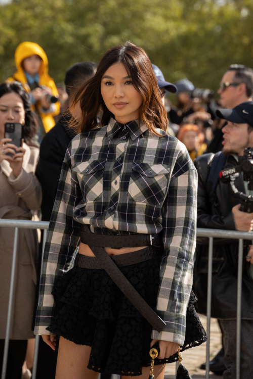 Gemma Chan Arrives at Loewe Show, Paris Fashion Week, September 2024 2