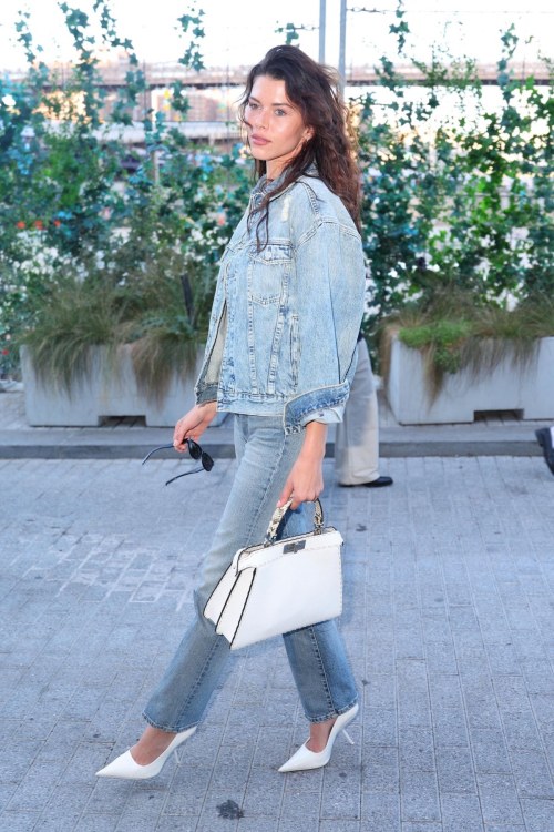 Georgia Fowler Arrives at Tommy Hilfiger Fashion Show in New York 6