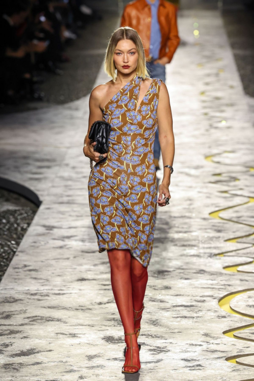 Gigi Hadid at Versace Fashion Show at Milan Fashion Week 1