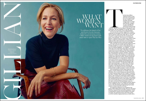 Gillian Anderson in Marie Claire Australia October 2024 1