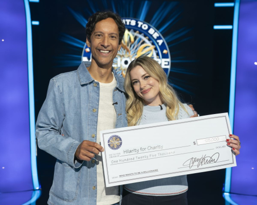 Gillian Jacobs at Who Wants To Be A Millionaire 5