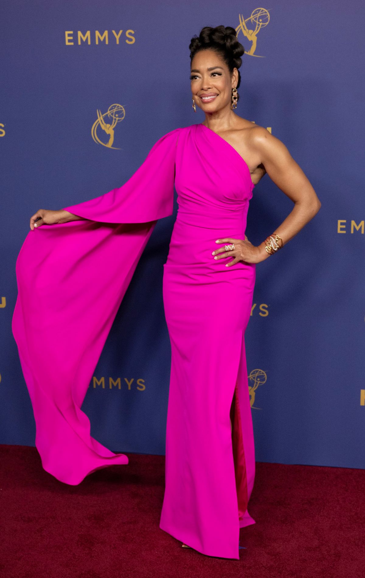 Gina Torres at 76th Emmy Awards at Peacock Theatre in Los Angeles