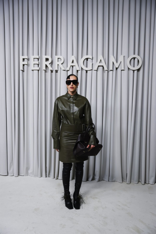 Ginevra Mavilla at Ferragamo Show at Milan Fashion Week 1