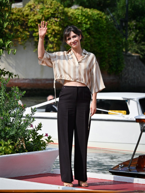 Giulia Louise Steigerwalt at Hotel Excelsior 81st Venice Film Festival 2