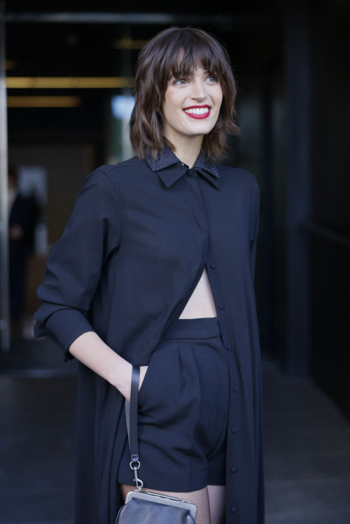 Greta Ferro Arrives at Max Mara Fashion Show at Milan Fashion Week 1