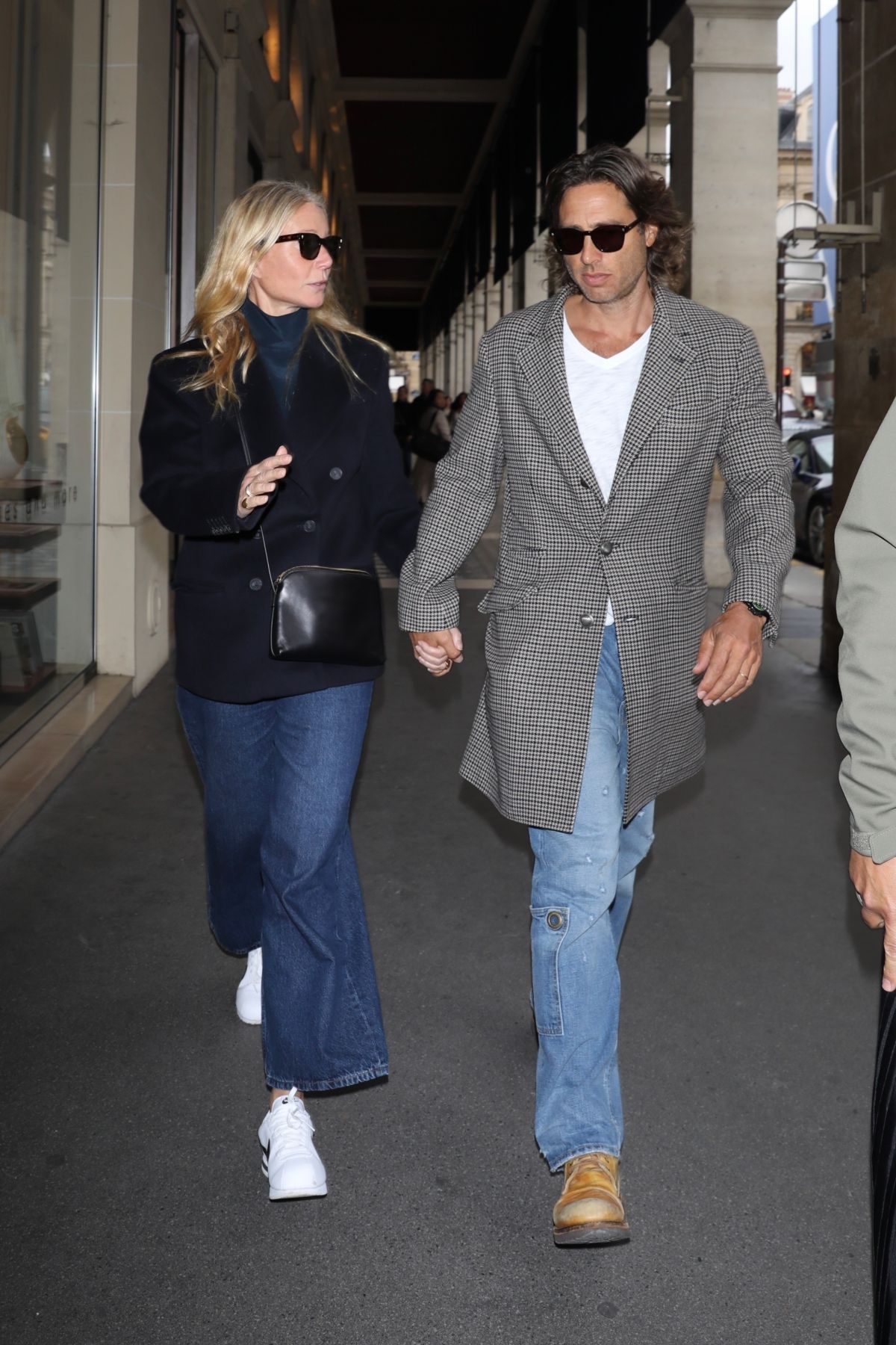 Gwyneth Paltrow and Brad Falchuk at Paris Fashion Week