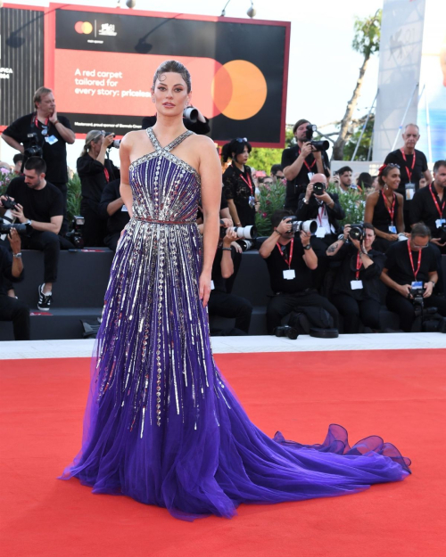 Hannah Stocking at I’m Still Here Premiere at Venice Film Festival 2