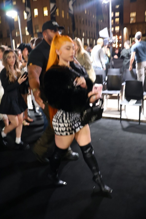 Ice Spice Arrives at Luar Show New York Fashion Week 3