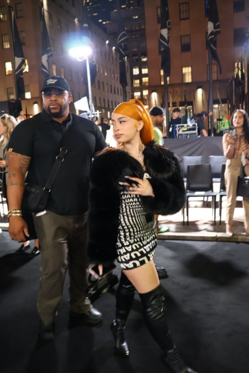 Ice Spice Arrives at Luar Show New York Fashion Week 4