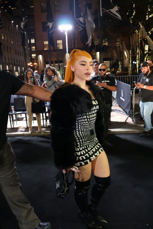 Ice Spice Arrives at Luar Show New York Fashion Week 6