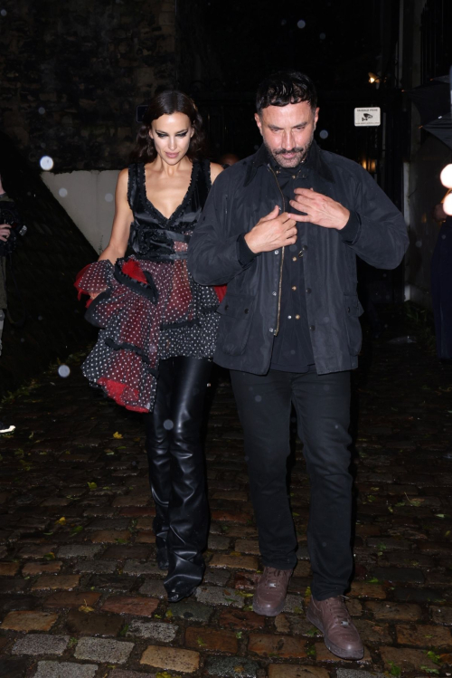 Irina Shayk Leaves Rosalia's Birthday Bash in Paris, September 2024