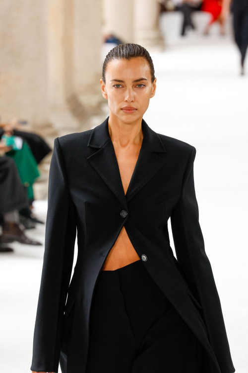 Irina Shayk Walks Runway at Sportmax Fashion Show at Milan Fashion Week 2