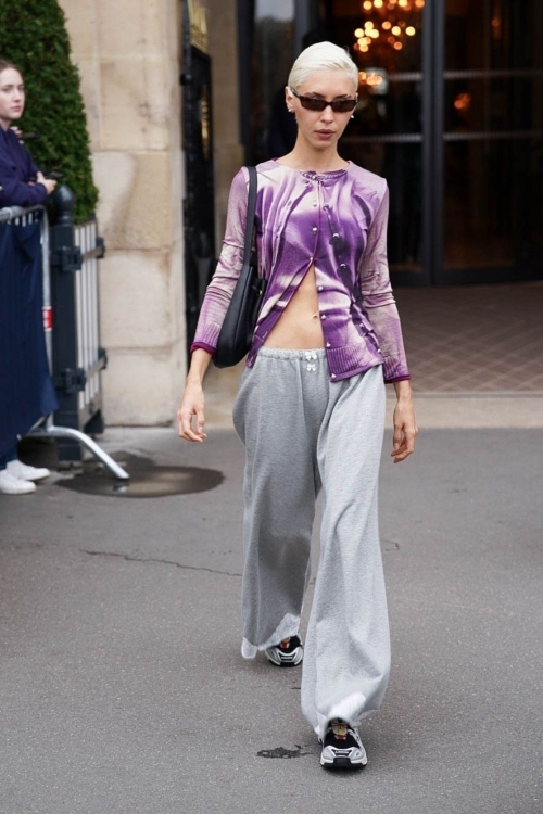 Iris Law Leaving Her Hotel at Paris Fashion Week 3