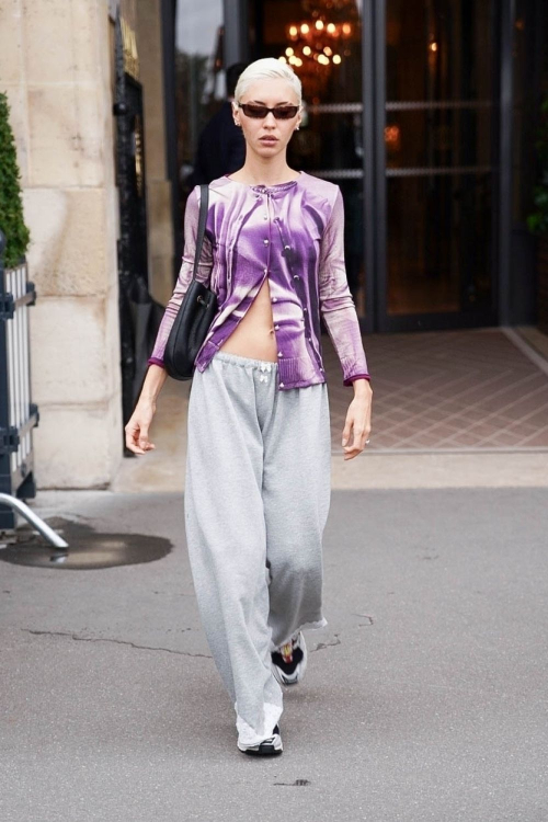 Iris Law Leaving Her Hotel at Paris Fashion Week 6