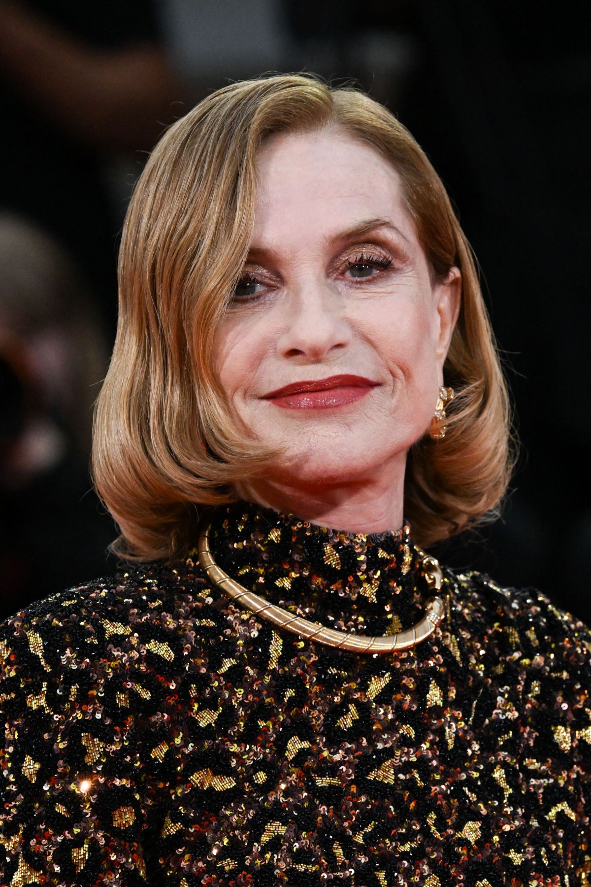 Isabelle Huppert at The Room Next Door Premiere at 81st Venice International Film Festival