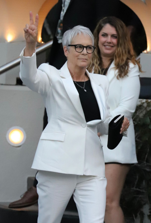 Jamie Lee Curtis Leaves FX Vanity Fair Pre Emmys Party West Hollywood 2