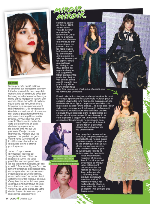 Jenna Ortega Cool Canada Magazine October 2024 2