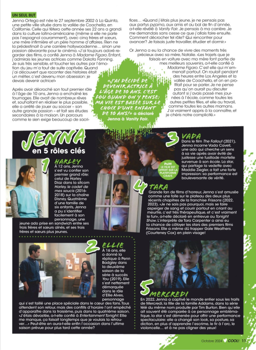 Jenna Ortega Cool Canada Magazine October 2024 5