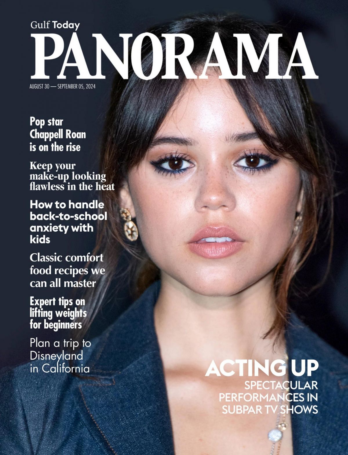 Jenna Ortega in Gulf Today Panorama Magazine