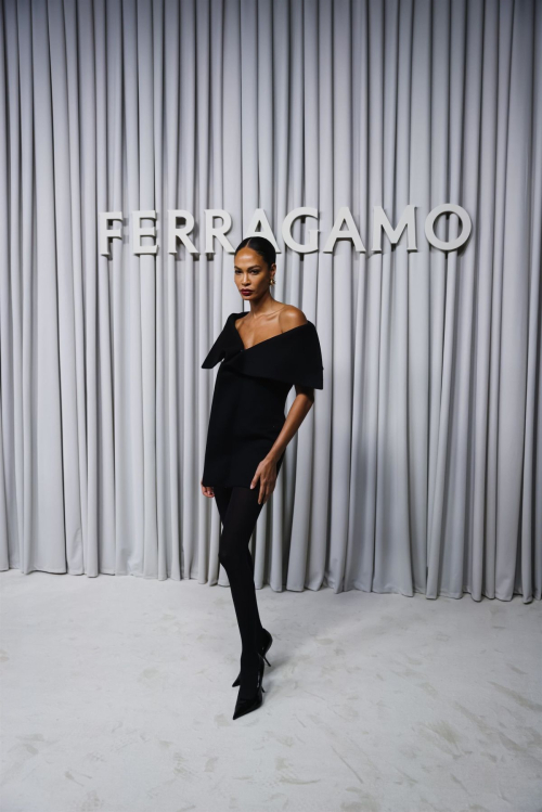 Joan Smalls at Ferragamo Show at Milan Fashion Week 4