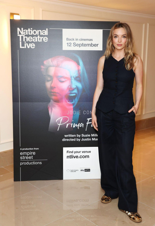 Jodie Comer National Theatre Live Prima Facie Special Screening in London 2024 2